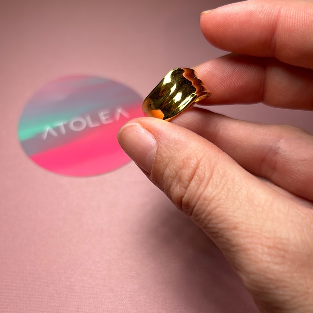 Atolea GAIA" STATEMENT RING - Picture 2 of 6
